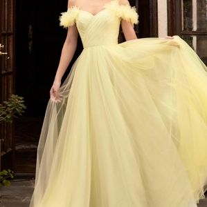 Cinderella Divine CD957 Size 4 Yellow Brand New with tags